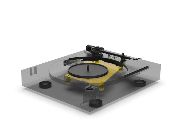 Pro-Ject A2 platespiller m/2M Red - sort Helautomatisk platespiller 