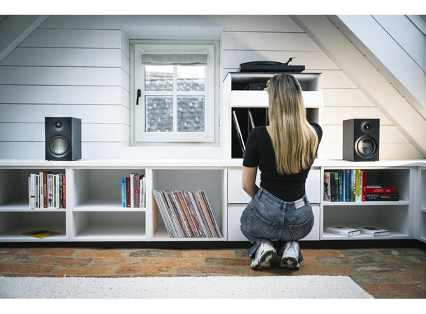 Pro-Ject Colourful Audio System E - gul Alt-i-ett komplett stereoanlegg 