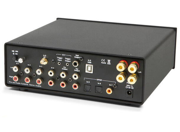 Pro-Ject Maia DS - sort DEMOVARE Kompakt forsterker med DAC og BT