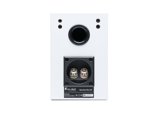 Pro-Ject Speaker Box 3 E - hvit høyglans Ultrakompakt høyttaler- par