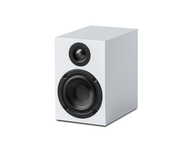 Pro-Ject Speaker Box 3 E - hvit høyglans Ultrakompakt høyttaler- par