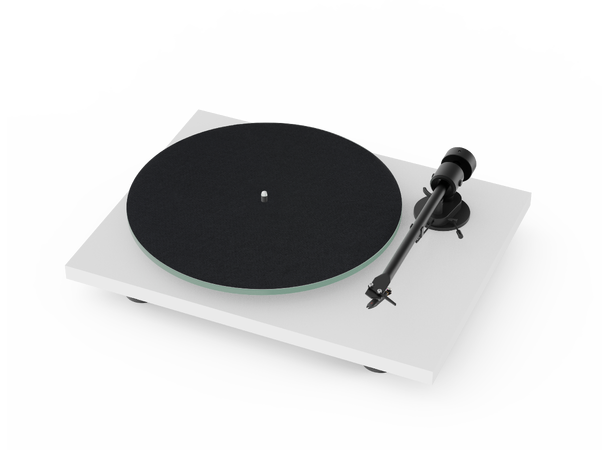 Pro-Ject T1 EVO BT - hvit Platespiller med Bluetooth - OM10 pickup 