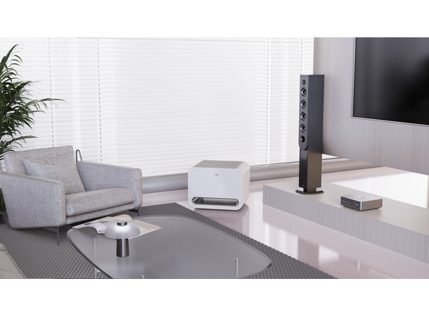 WiiM Sub Pro - hvit Trådløs sub 