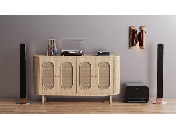 WiiM Sub Pro - sort Trådløs sub