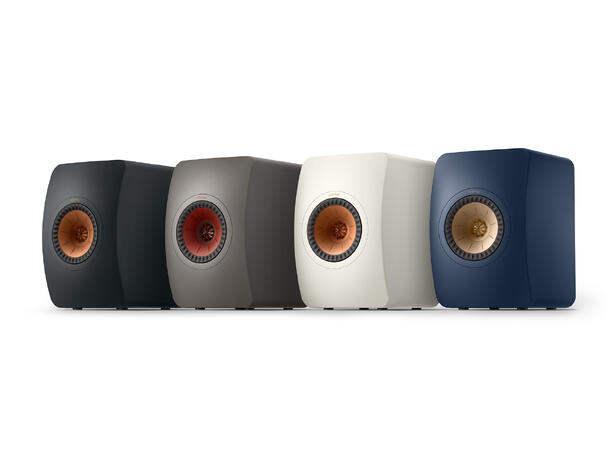 KEF LS50 Meta - kongeblå B-vare Stativhøyttaler