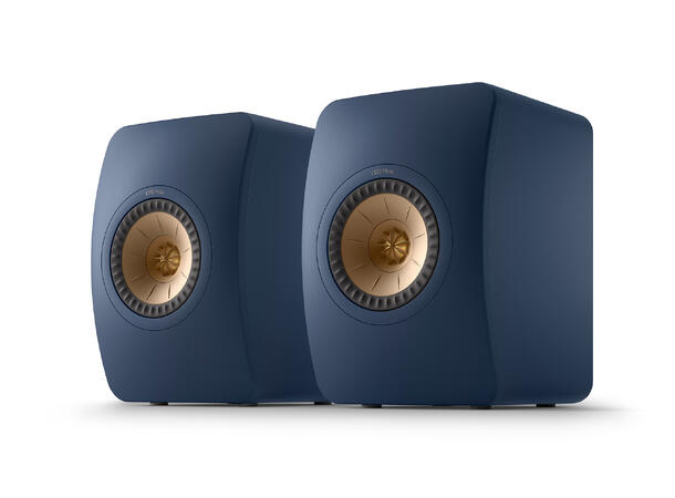 KEF LS50 Meta - kongeblå B-vare Stativhøyttaler
