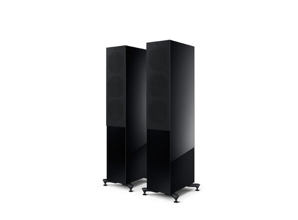 KEF R7 Meta - Sort "Best-i-Klassen" Gulvstående høyttaler