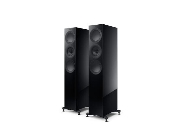 KEF R7 Meta - Sort "Best-i-Klassen" Gulvstående høyttaler