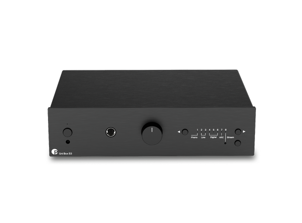 Pro-Ject Uni Box Box S3 - sort Integrert forsterker med streaming