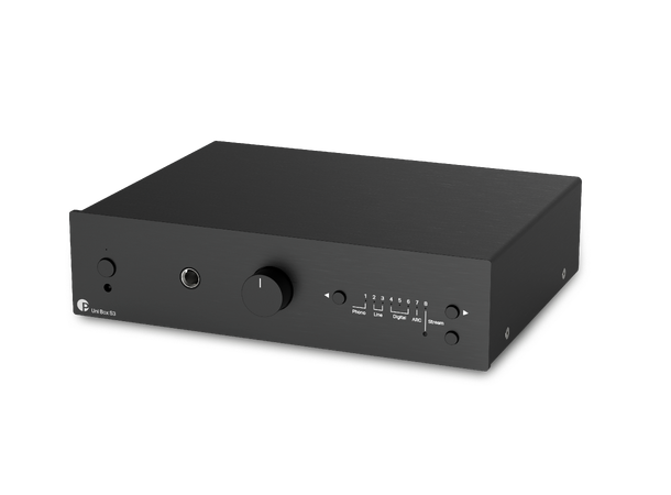 Pro-Ject Uni Box Box S3 - sort Integrert forsterker med streaming