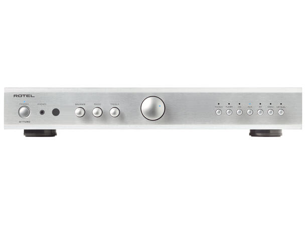 Rotel A11 MKII - sølv Integrert forsterker med BT, DAC,  RIAA