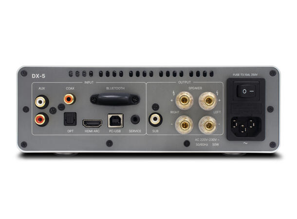 Rotel DX-5 - sølv Integrert forsterker 