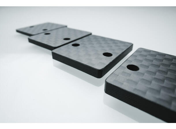 Headshell Spacer Carbon Set Spacere til høydejustering av pickup