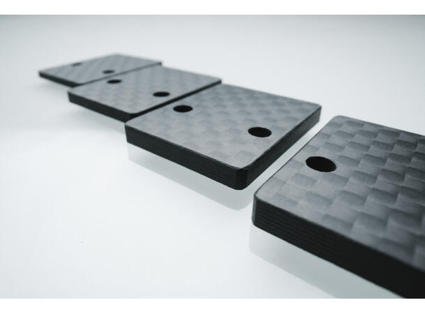 Headshell Spacer Carbon Set Spacere til høydejustering av pickup 