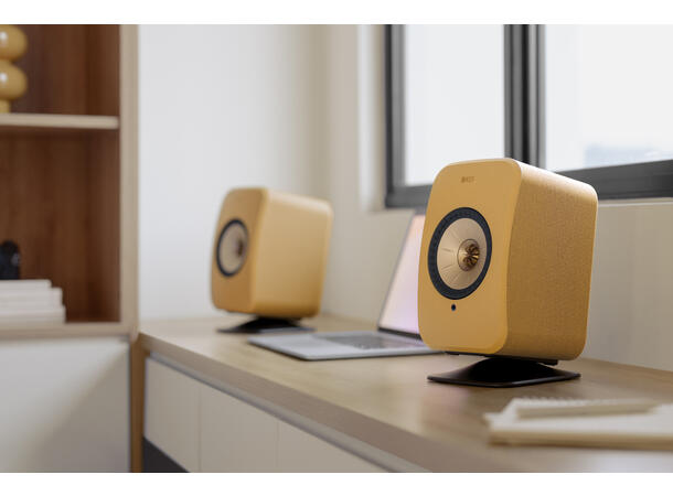 KEF LSX II - amber haze Klasseledende aktiv høyttaler