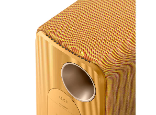 KEF LSX II - amber haze Klasseledende aktiv høyttaler 