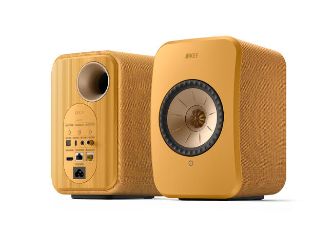 KEF LSX II - amber haze Klasseledende aktiv høyttaler