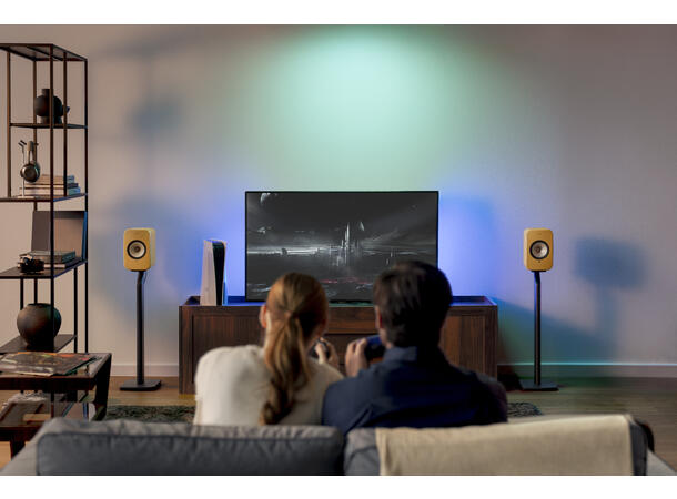 KEF LSX II - amber haze Klasseledende aktiv høyttaler