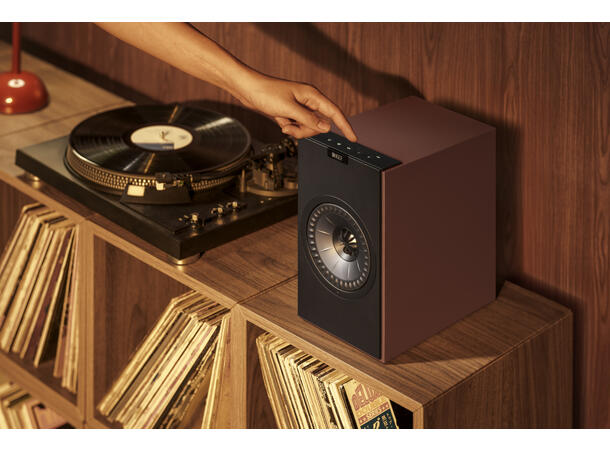 KEF Coda Wireless - burgundy Trådløs høyttaler
