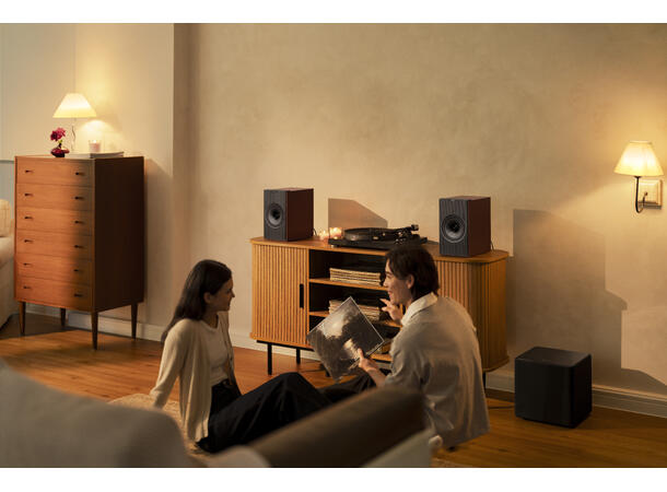 KEF Coda Wireless - burgundy Trådløs høyttaler 