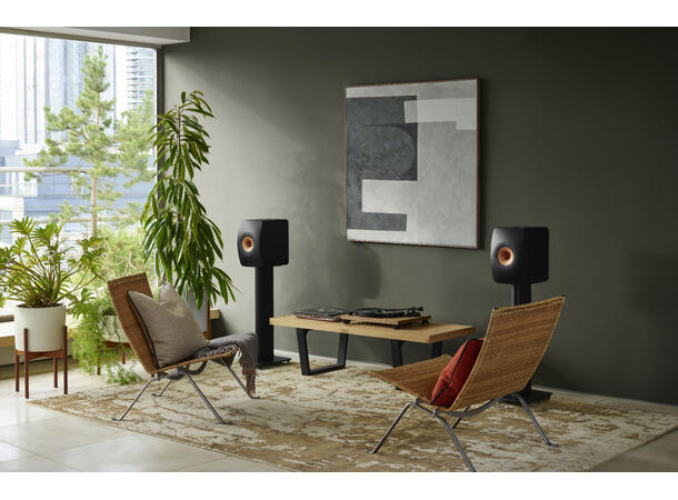 KEF LS50 Wireless II Carbon Black Klasseledende aktiv høyttaler 
