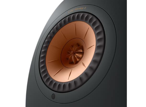 KEF LS50 Wireless II Carbon Black Klasseledende aktiv høyttaler 