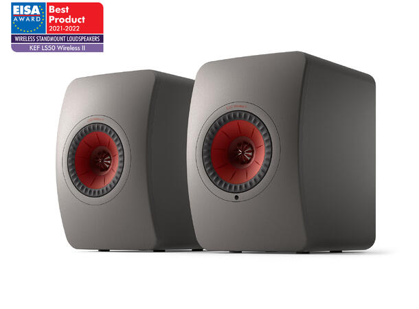 KEF LS50 Wireless II Titanium Gray Klasseledende aktiv høyttaler 