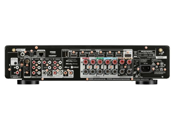 Marantz CINEMA70s S2 - Sort Slank Hjemmekinoreceiver 