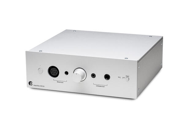Pro-Ject Head Box DS3 B - sølv Fullbalansert hodetelefonforsterker 