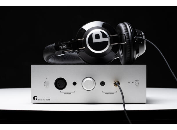 Pro-Ject Head Box DS3 B - sølv Fullbalansert hodetelefonforsterker