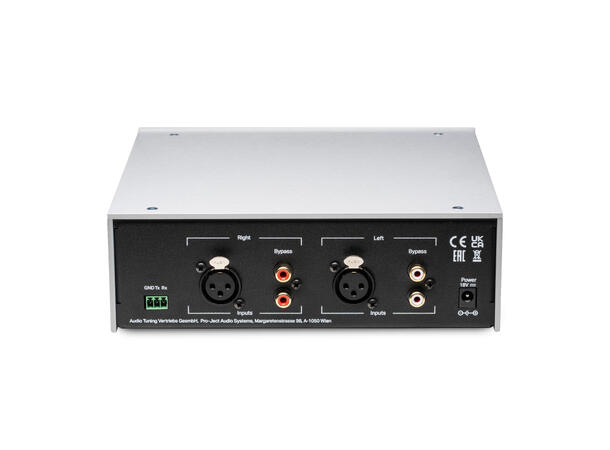 Pro-Ject Head Box DS3 B - sølv Fullbalansert hodetelefonforsterker