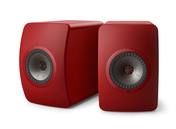 KEF LS50 Wireless II Crimson red