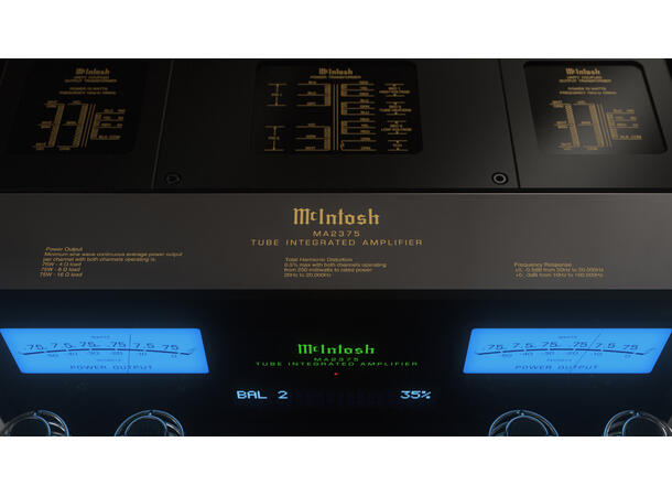 McIntosh MA2375 Rør Integrertforsterker 