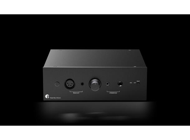Pro-Ject Head Box DS3 B - sort Fullbalansert hodetelefonforsterker 