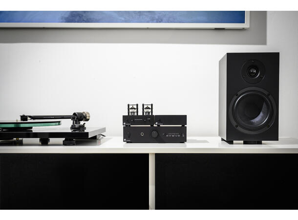 Pro-Ject Pre Box S3 - sort Kompakt alt-i-ett forforsterker