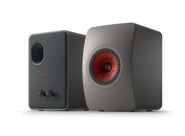 KEF LS50 Meta - Titangrå Stativhøyttaler 