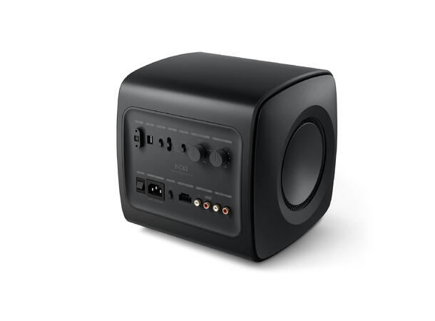 KEF KC62 - Sort Kompakt Subwoofer 