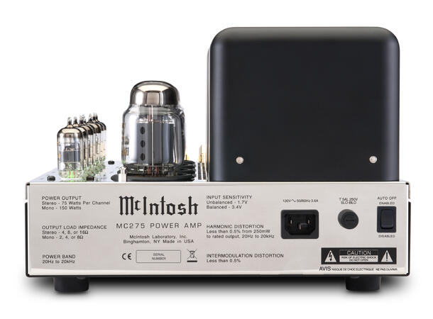 McIntosh MC275 - VI Legendarisk Rørforsterker