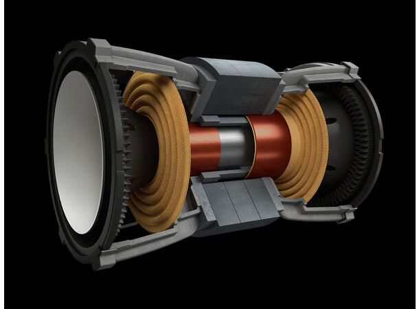 KEF KC62 - Hvit Kompakt Subwoofer
