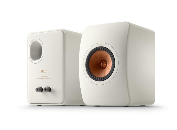 KEF LS50 Meta - Mineral Hvit Stativhøyttaler 