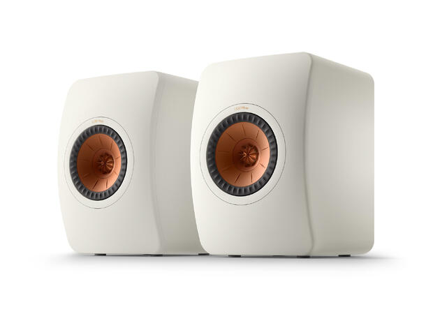 KEF LS50 Meta - Mineral Hvit Stativhøyttaler