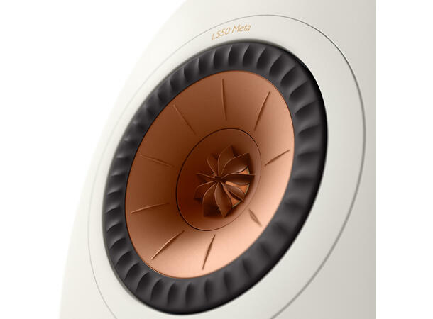 KEF LS50 Meta - Mineral Hvit Stativhøyttaler 
