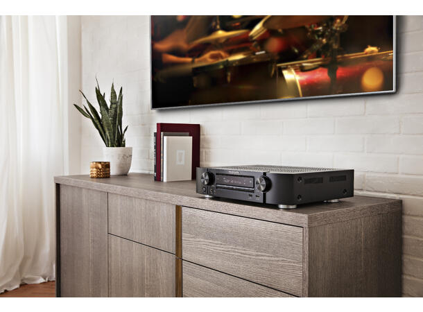 Marantz NR1510 Sort 5.2Ch 8K AV Receiver med HEOS