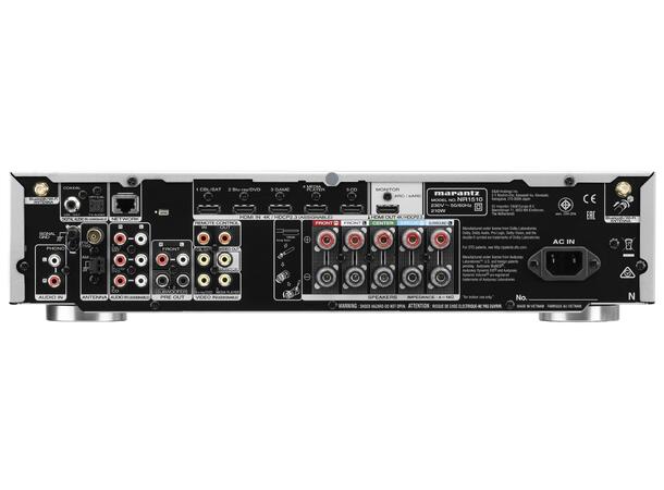 Marantz NR1510 Sort 5.2Ch 8K AV Receiver med HEOS