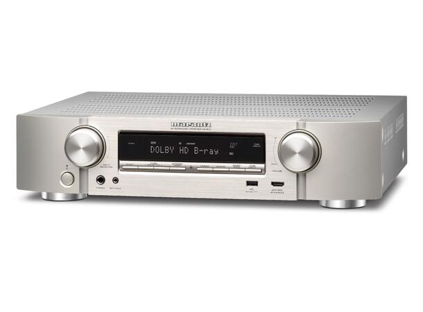 Marantz NR1510 Sølvgull 5.2Ch 8K AV Receiver med HEOS