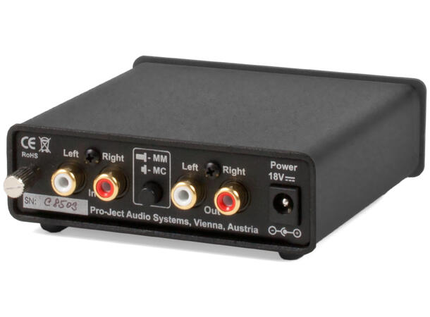 Pro-Ject Phono Box - sølv RIAA-trinn - MM/MC