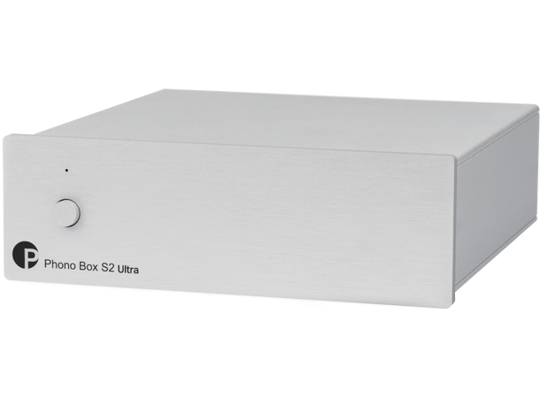 Pro-Ject Phono Box S2 Ultra - sølv RIAA-trinn - MM/MC