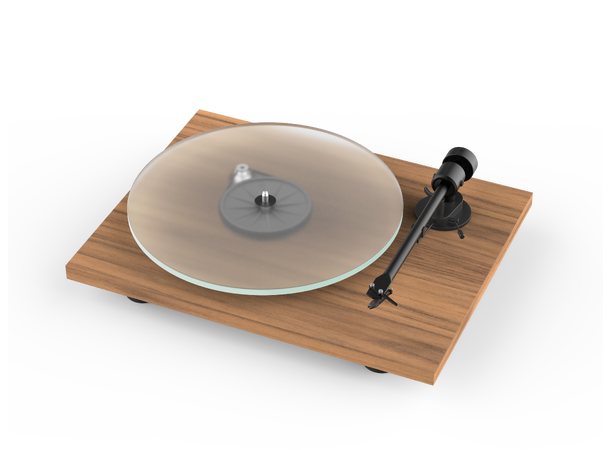 Pro-Ject T1 BT (OM5e) - valnøtt Platespiller med Riaa og Bluetooth