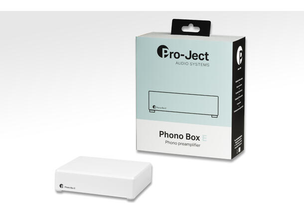 Pro-Ject Phono Box E - Sort RIAA-trinn - MM