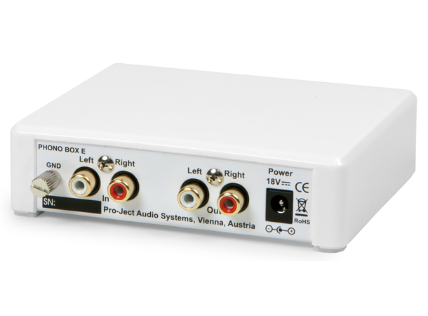 Pro-Ject Phono Box E - Sort RIAA-trinn - MM